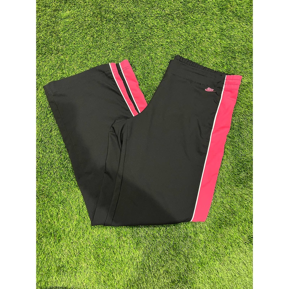 Womens Vintage Pink and Black Nike Trackpants